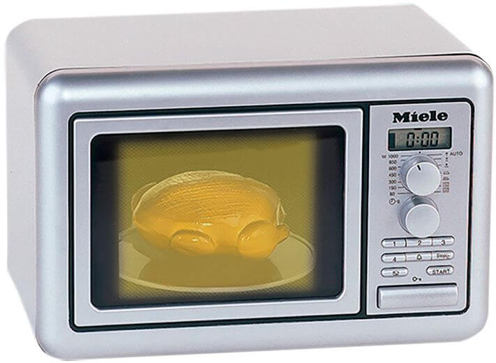 Theo Klein 9492 Miele Mikrowellenherd Spielzeug Batteriebetrieben