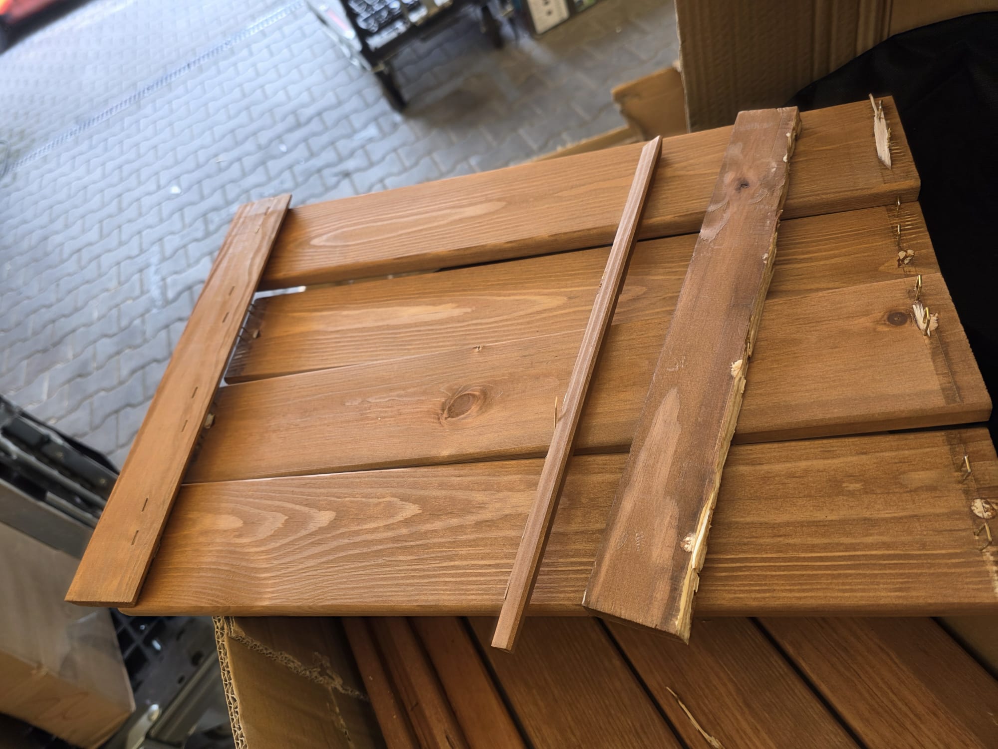 Dobar Hochbeet Rollfi aus Holz mit Rollen Pflanzbeet Blumenbeet #DH73
