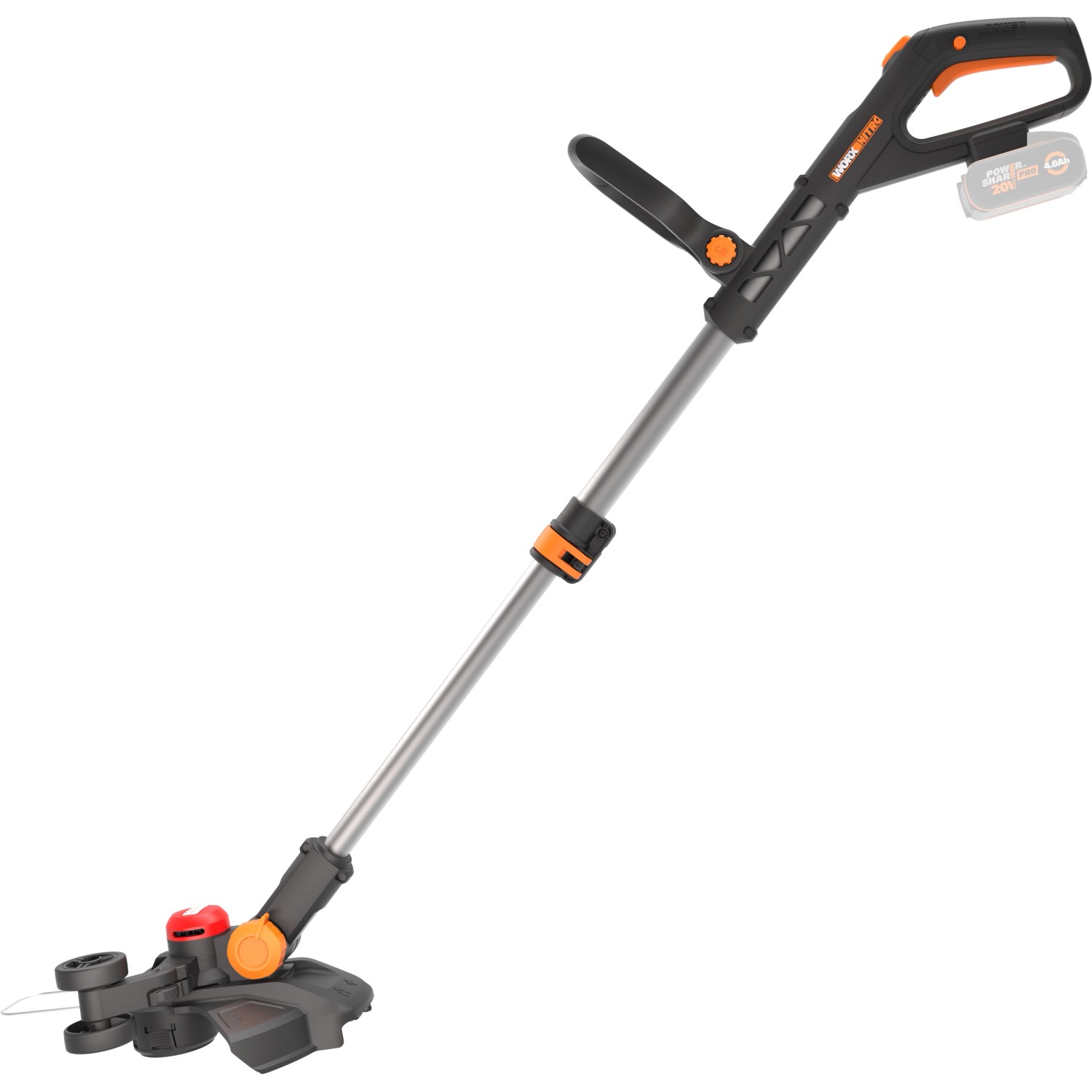 Worx Akku Rasentrimmer WG173E.9 20 V ohne Akku und Ladegerät