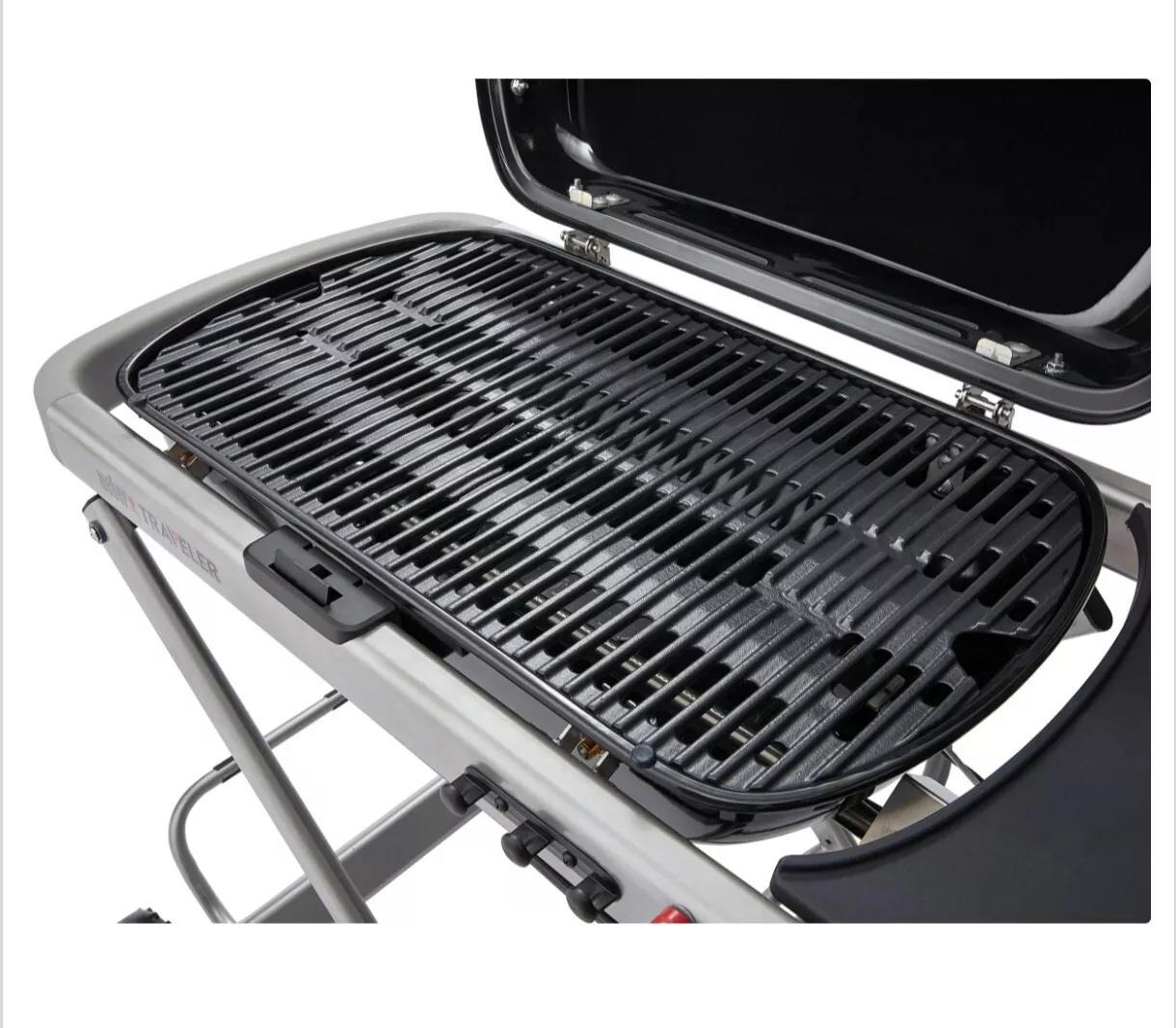 Weber 9010079 Traveler Outdoor Gasgrill Schwarz