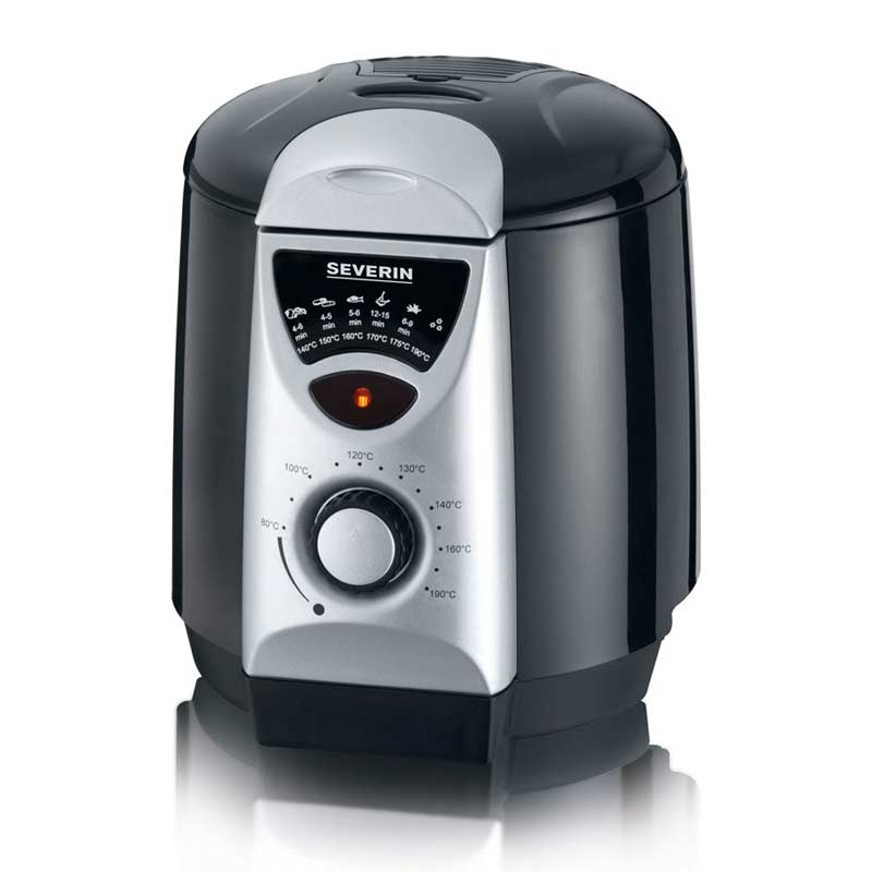 Severin FR 2408 2-in-1 Mini-Fritteuse, Fritteuse/Fondue (840 Watt)