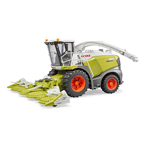 Bruder 02134 Claas Jaguar 980 Feldhäcksler Bauernhof Landwirtschaft Traktor Trecker Schlepper Bulldog Fahrzeug Erntemaschine Maisgebiss Feldarbeit Spielzeug 1:16