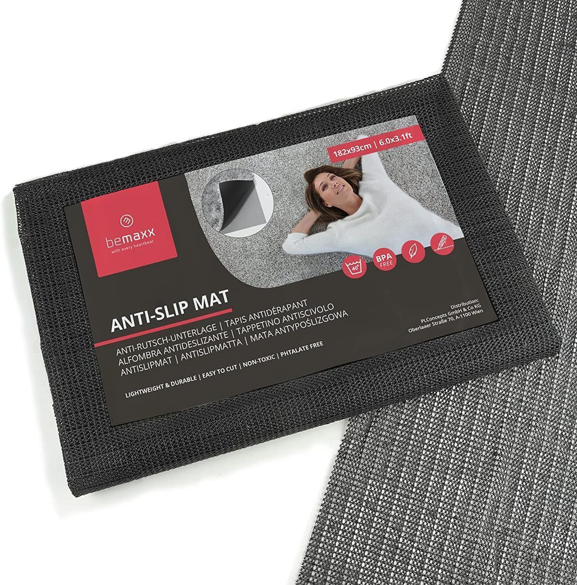 BeMaxx Anti-Rutsch Unterlegmatte für Teppich & Schutzmatten 182x92cm