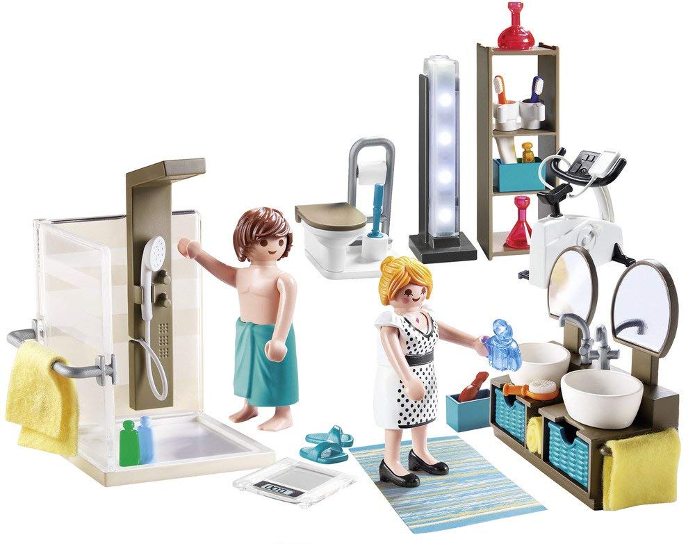 PLAYMOBIL City Life 9268 Badezimmer Mit Lichteffekten Spielzeug