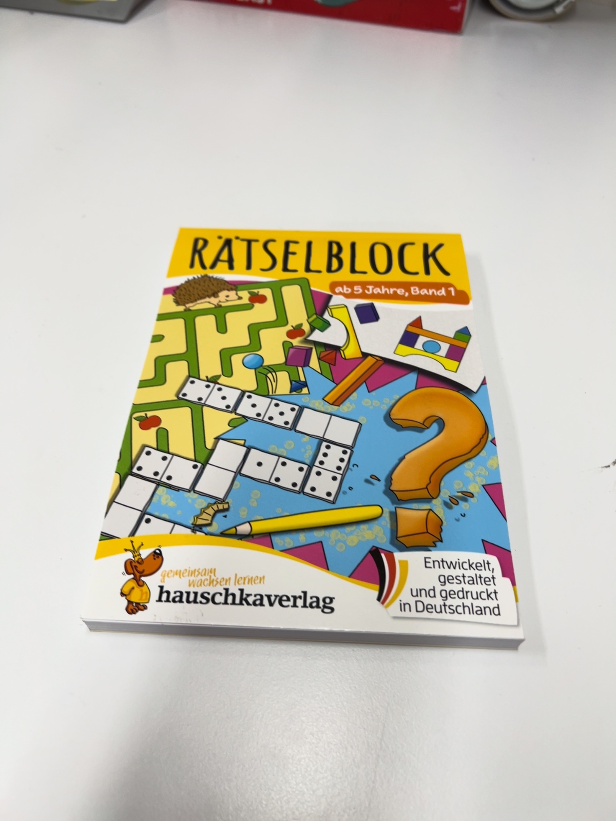 Rätselblock, Brettspiel, Kinderbuch, Kleinkind, Hauschka Verlag