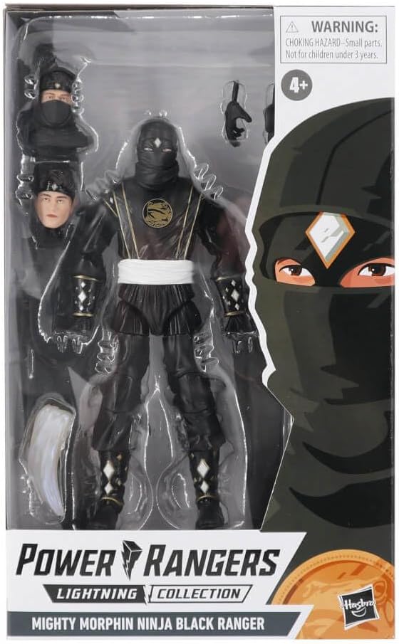 Hasbro Power Rangers Lightning Collection Mighty Morphin Ninja Black Ranger