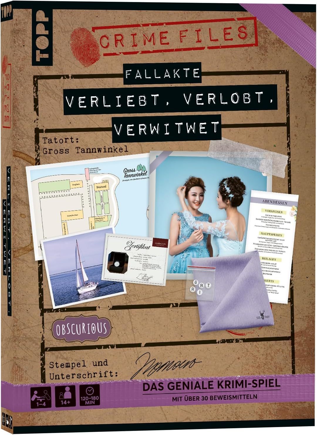 TOPP Crime Files – Fallakte: Verliebt, verlobt, verwitwet Ermitteln und Rätseln