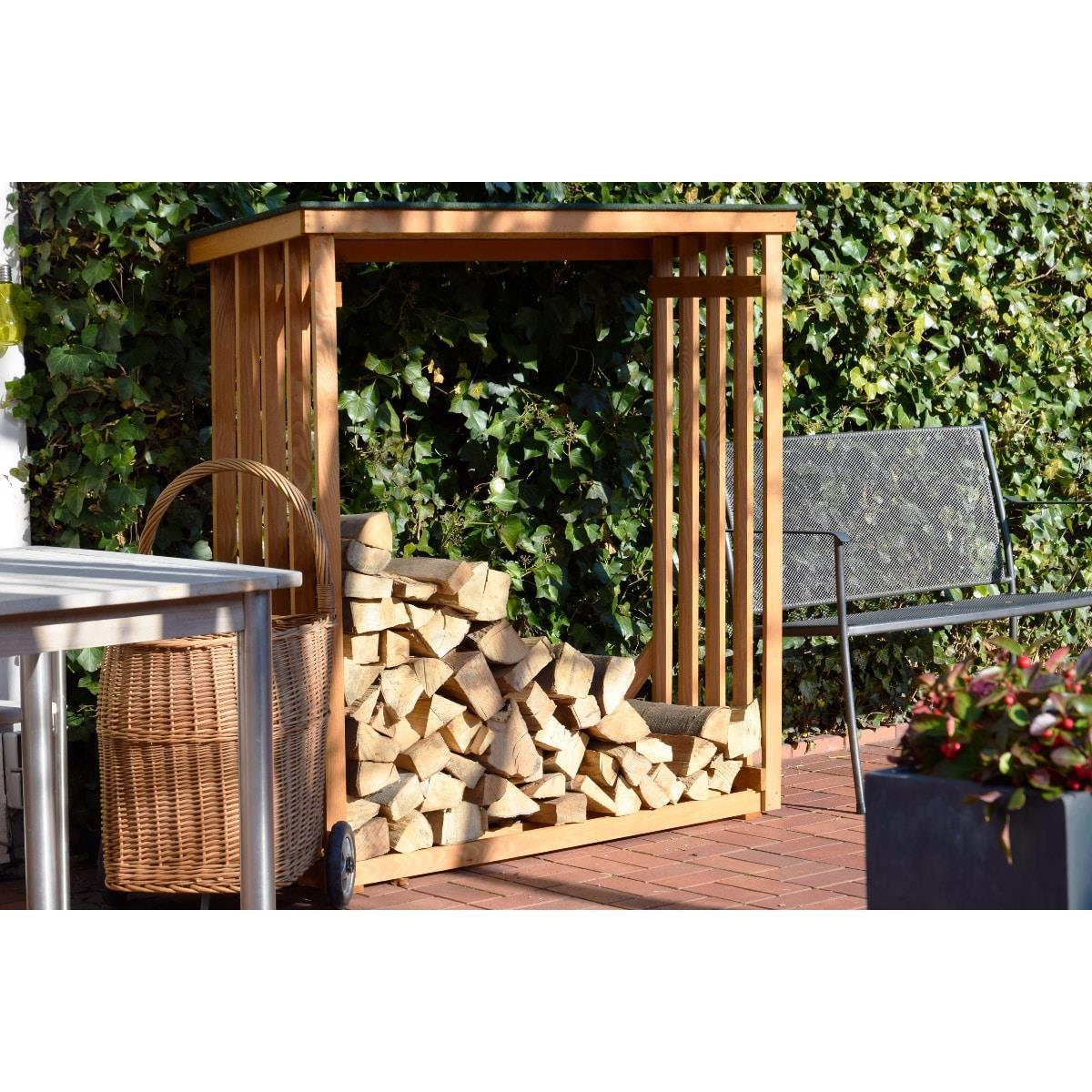 Holz-Holzregal, Feuerholzregal, Holzständer, Outdoor-Schrank, Holzschrank