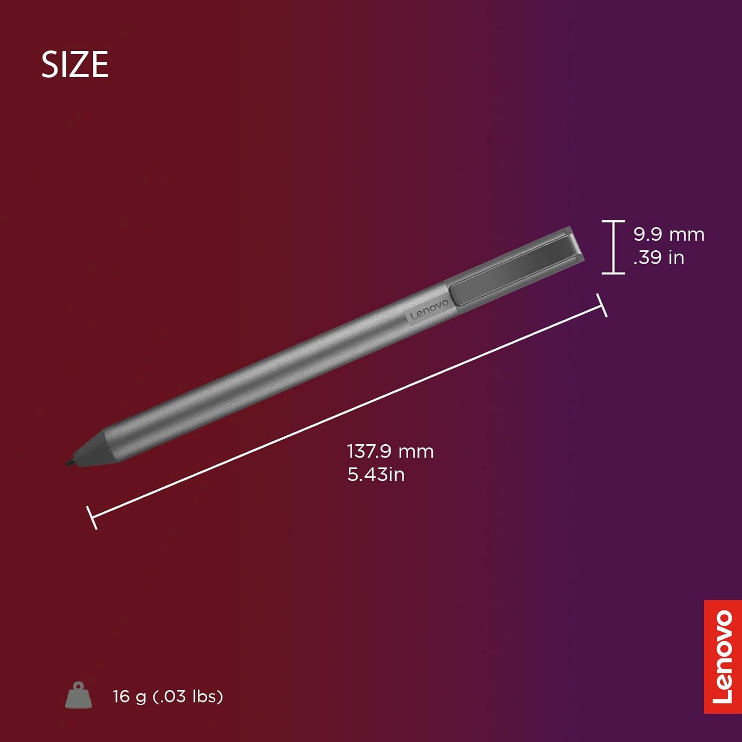 Lenovo Stift Stylus USI-Pen) für Chromebook Duet schwarz