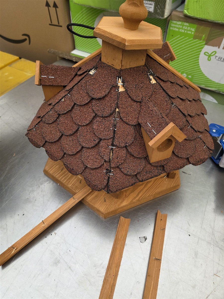 Dachschindeln, Schindeln, Vogelhaus, Holzhaus, Kuppel