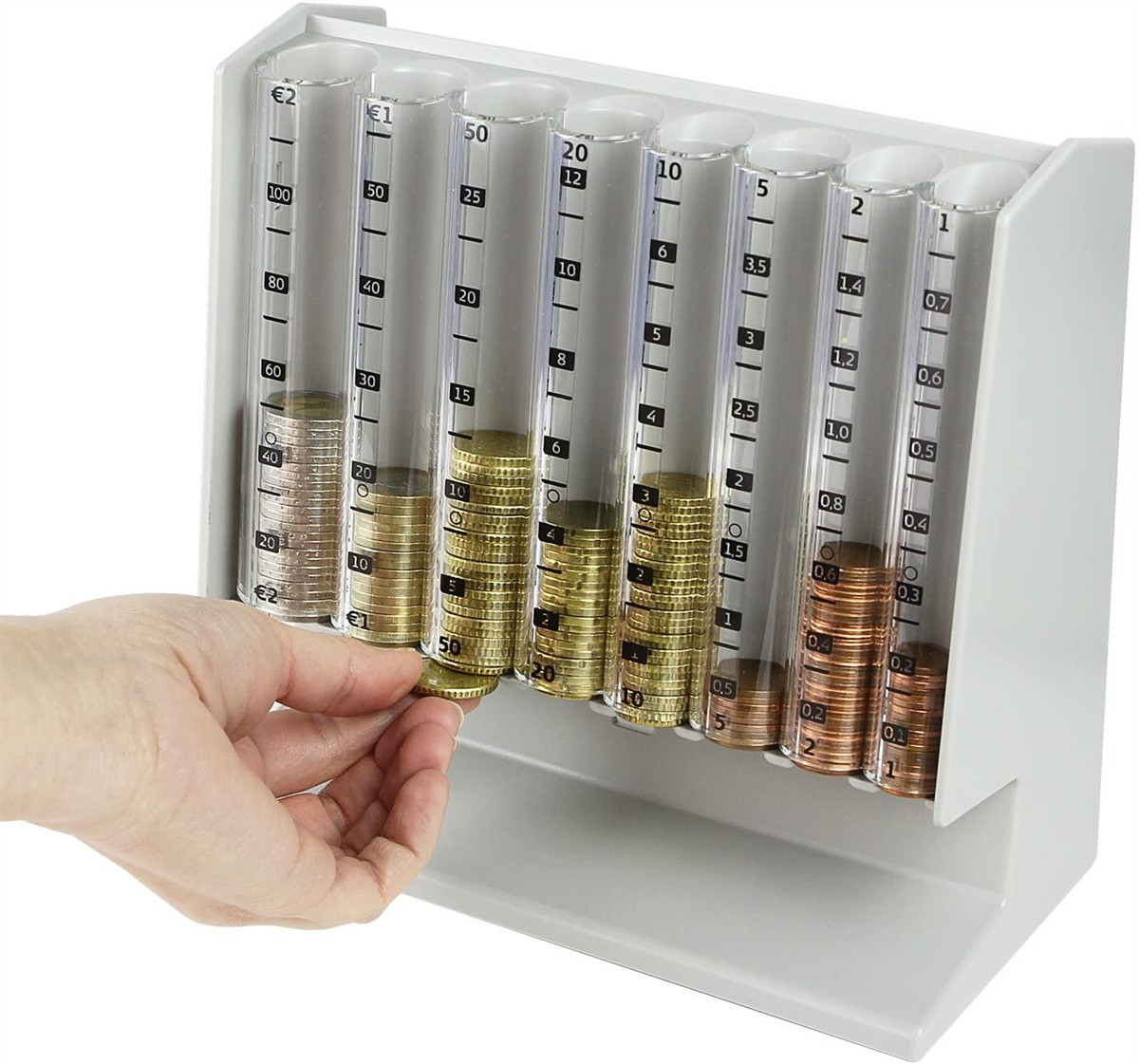 Kasseneinsätze,  Münzzähler,  Münzzahlgerät,  Münzdisplay,  Zählgerät