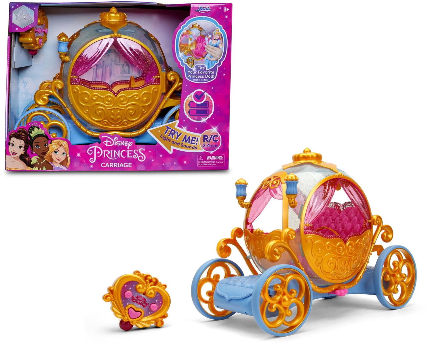 Jada 253077001 ferngesteuertes Fahrzeug Auto RC Disney Princess Carriage