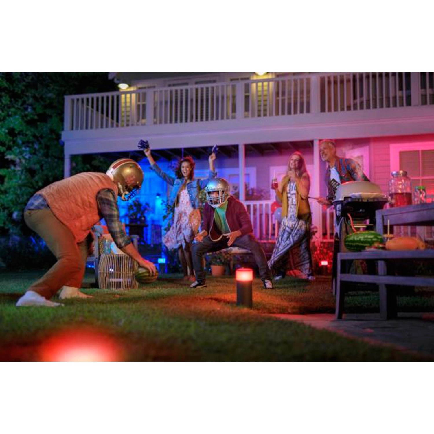 Philips Hue White & Color Ambiance LED Sockelleuchte Basis Set Calla