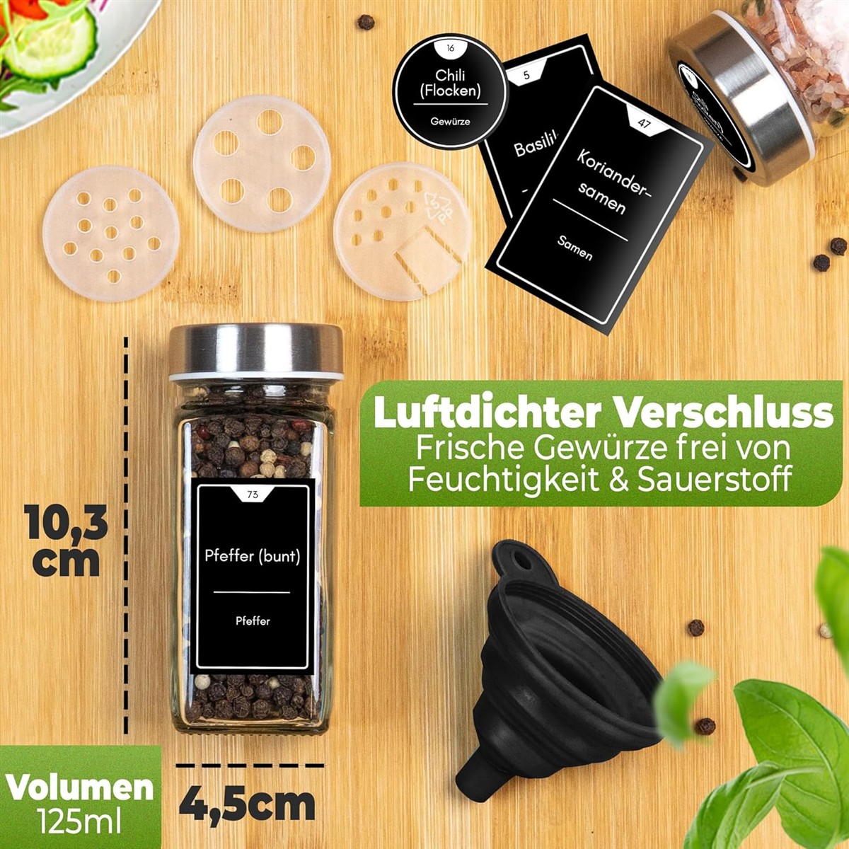 Gewürz, Pfeffer, Bunt, Frisch, Luftdicht