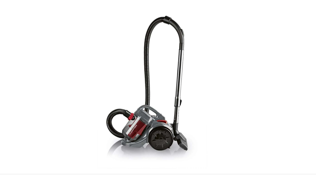 CLEANmaxx Zyklon-Staubsauger 800W schwarz/rot