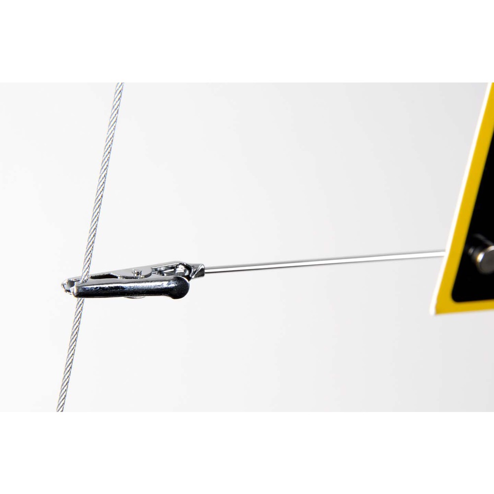 Bildergalerie Set 2 Stahlseile mit sechs Metallstangen und 20 ultrastarken Neodymmagneten,Höhe: 10