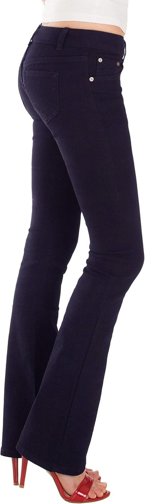 Fraternel Damen Jeans Hosen Bootcut Hüftjeans dunkelblau Gr. 38/M