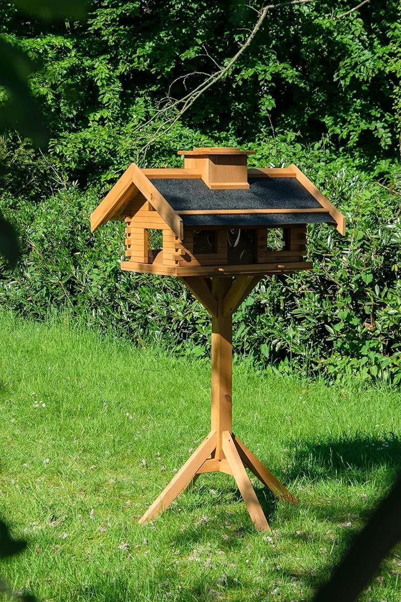 Vogelhaus, Vogelfütterung, Holz, Außenbereich, Standfuß