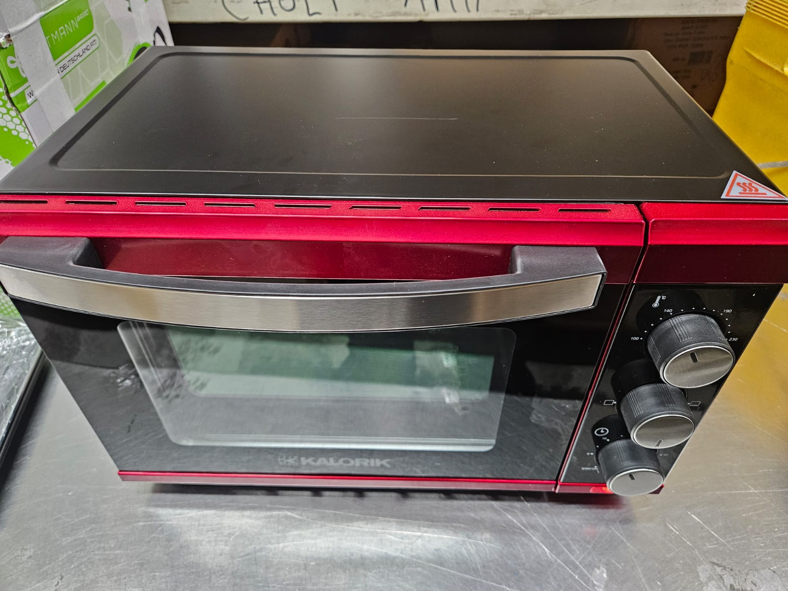 Kalorik Backofen 19L TKG OT 2011 SR Minibackofen mit Thermostat Kontrollleuchte Grillfunktion 1280W #E105