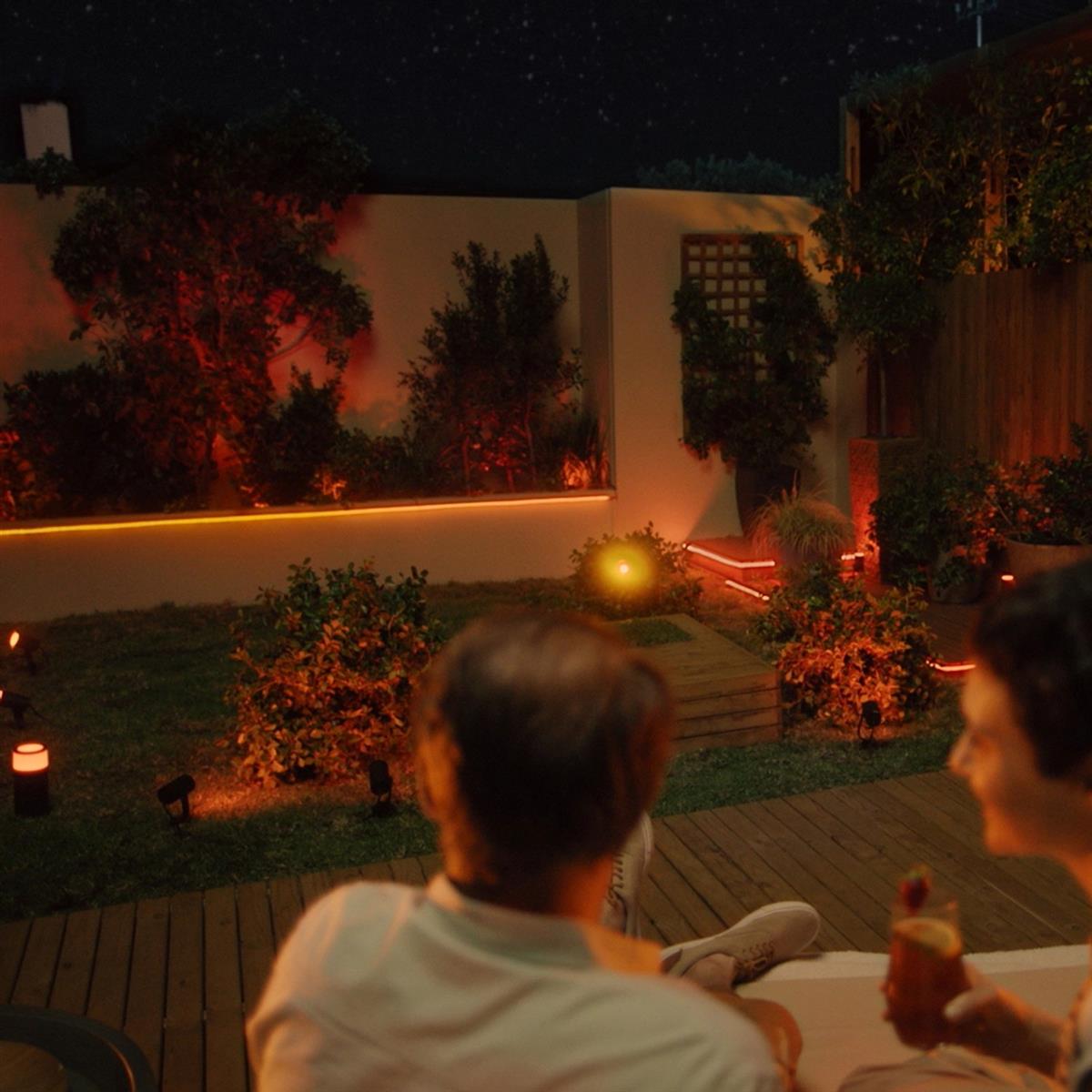Philips Hue LED Sockelleuchte White & Color Ambiance Calla Schwarz Erweiterung