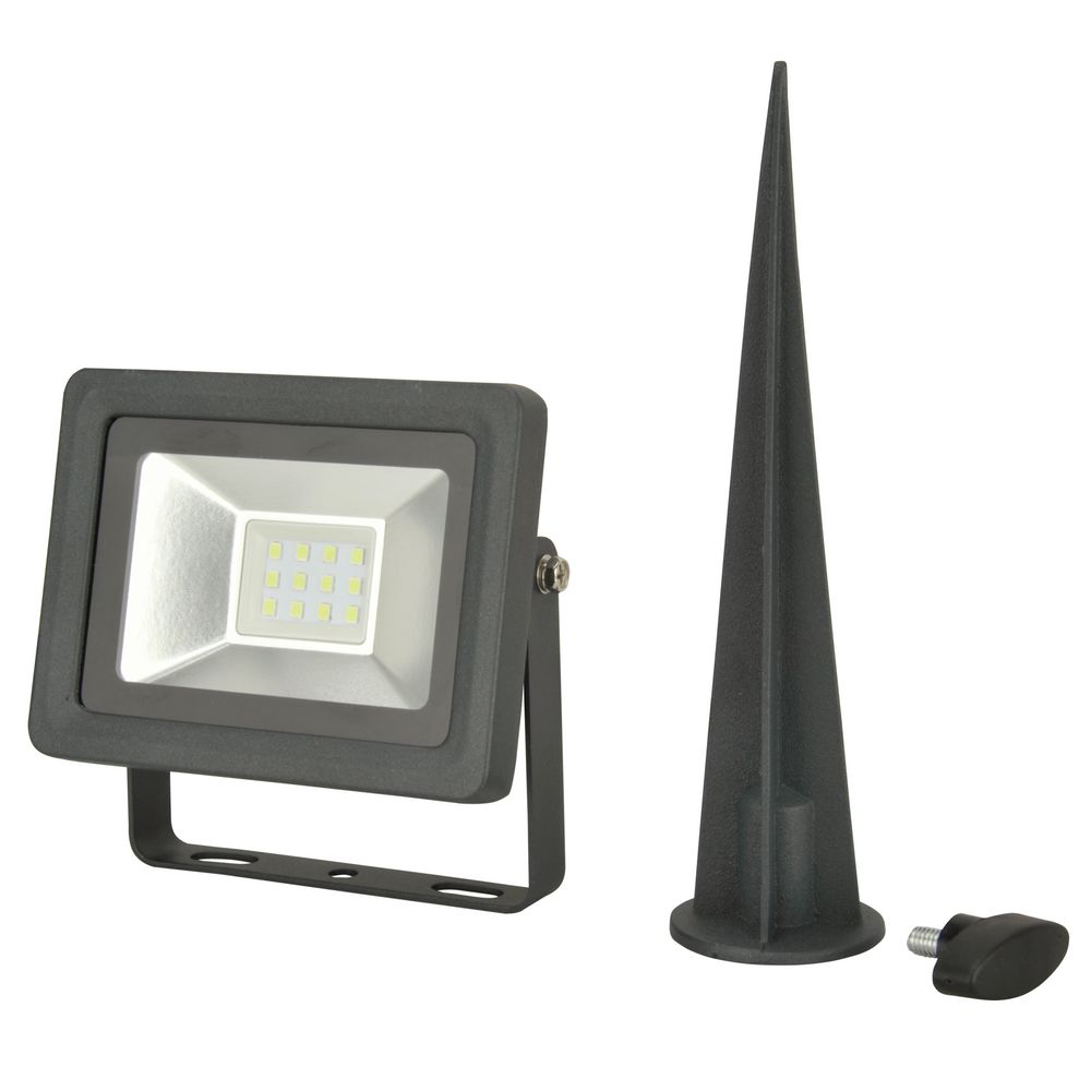 LED-Spotlight, Floodlight, Outdoor, Spike-stand, LED-chip