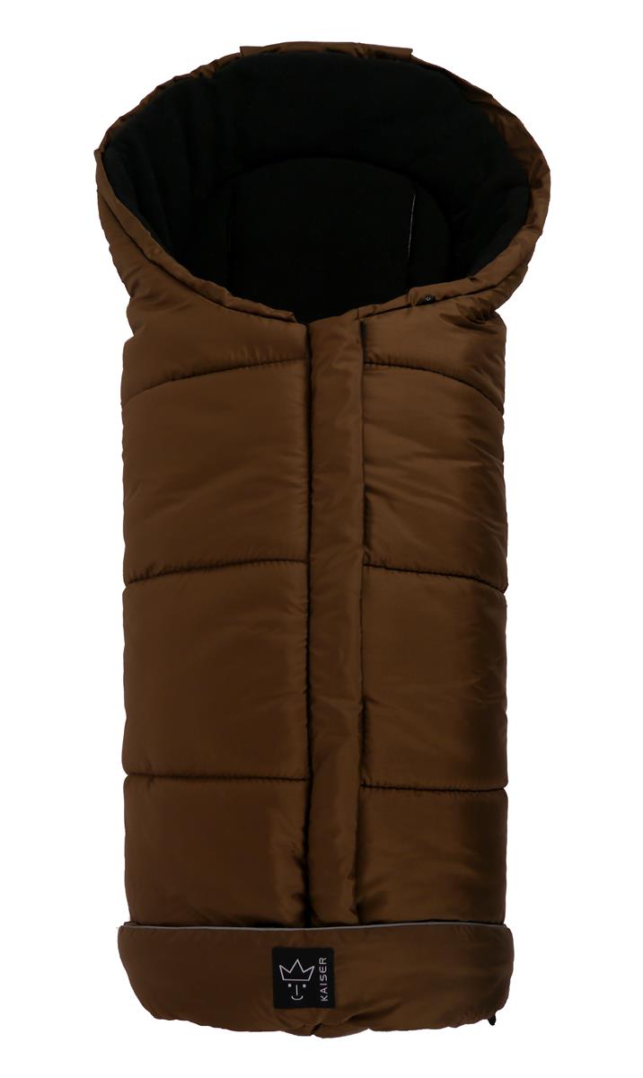 Kaiser 6570835 Iglu Thermo Fleece Kinderwagenfußsack braun