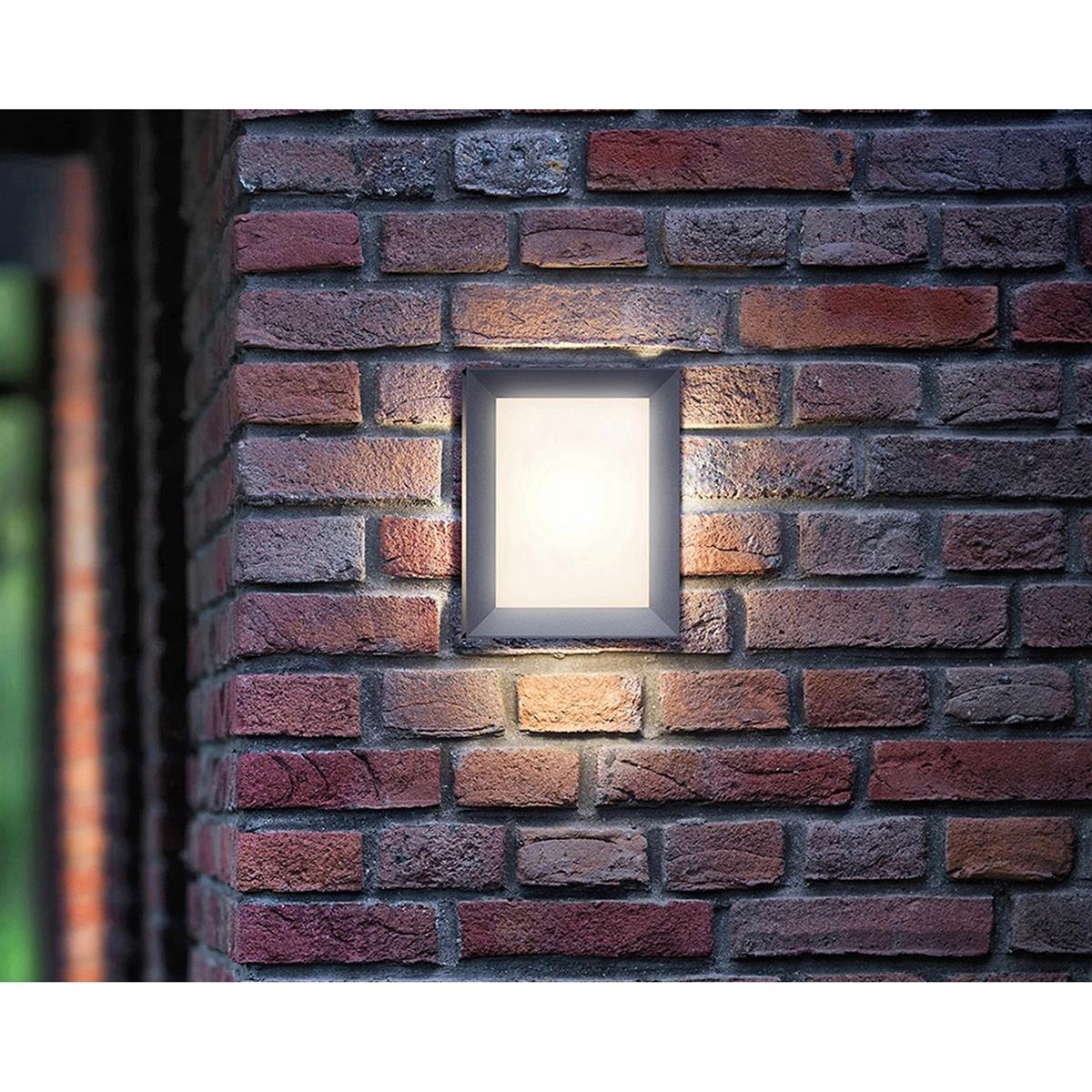 Philips myGarden LED Außenwandleuchte Karp Anthrazit