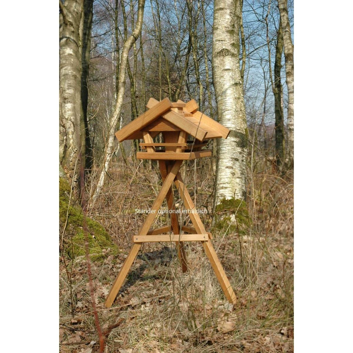 Dobar Vogelfutterhaus „Gartenwald“, aus Eichenholz Vogelhaus