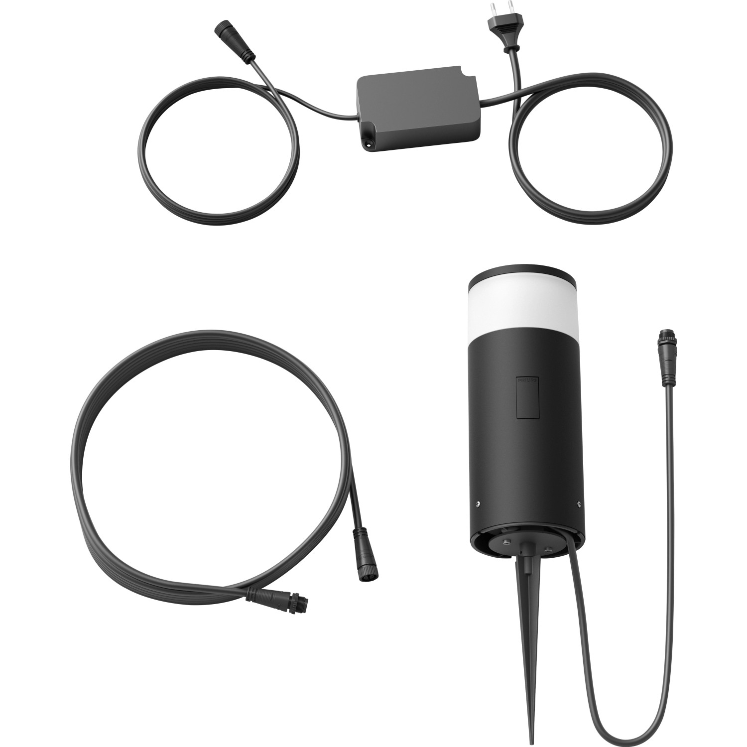 Philips Hue White & Color Ambiance LED Sockelleuchte Basis Set Calla