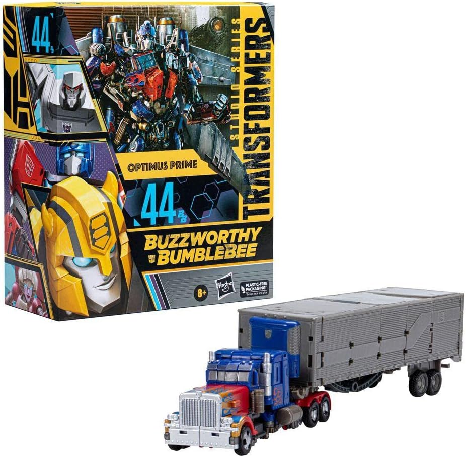 TRANSFORMERS Studio Series Buzzworthy Bumblebee Optimus Prime