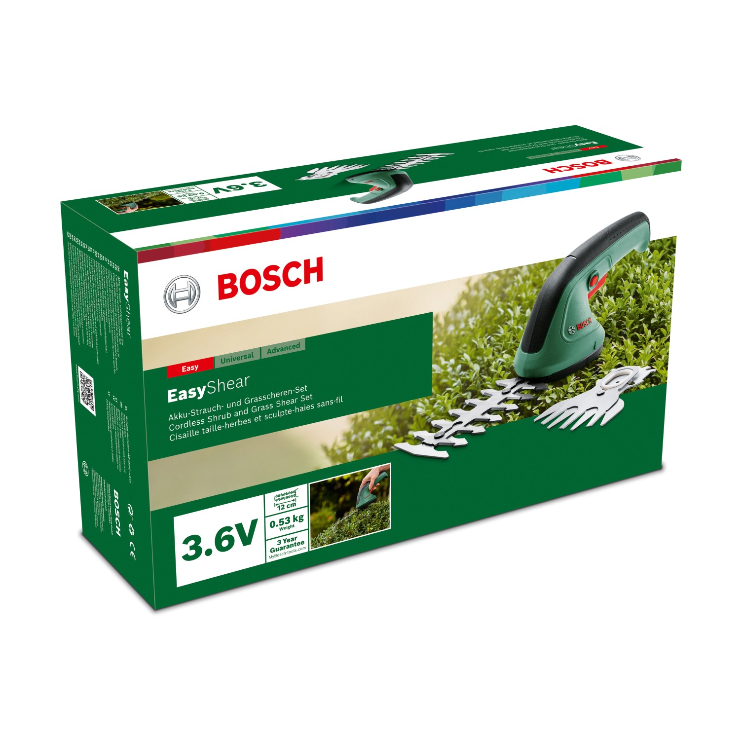 Bosch Akku Gras und Strauchschere EasyShear