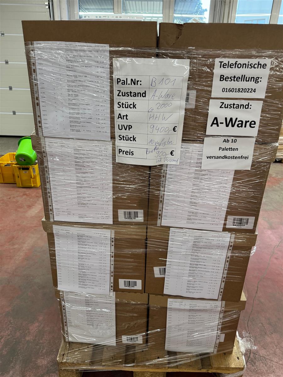 1x Palette Haushaltswaren Restposten Sonderposten Retourenware