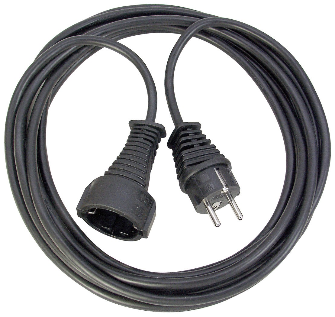 Steckdosenkabel, IEC C13-C14, Schwarz, Netzstromkabel, Schwarzstecker