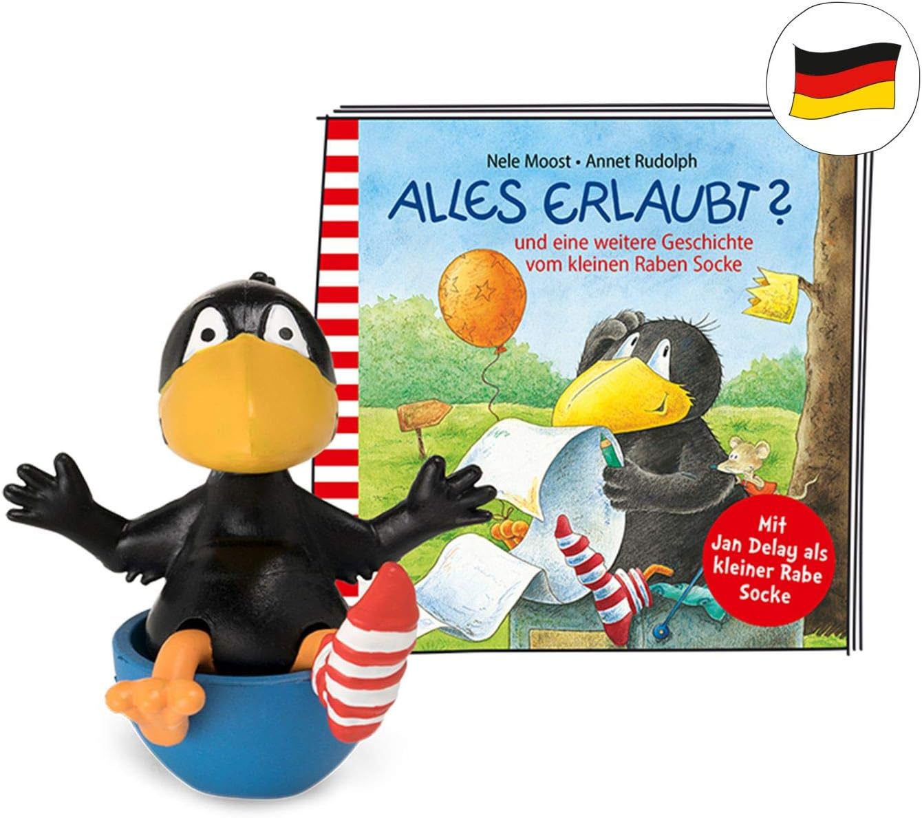 Tonies Hörfiguren für Toniebox Rabe Socke Alles erlaubt Hörspiel