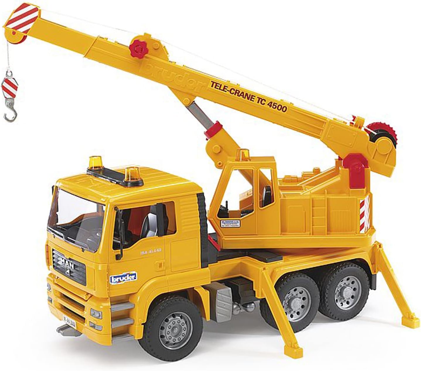 bruder 02754 Man TGA Kran-LWK Lastwagen Laster Kranwagen Baufahrzeug Baustelle Spielzeug 1:16