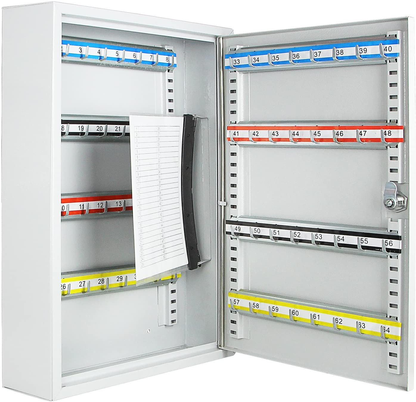 HMF Schlüsselschrank Schlüsselkasten 64 Haken 2479