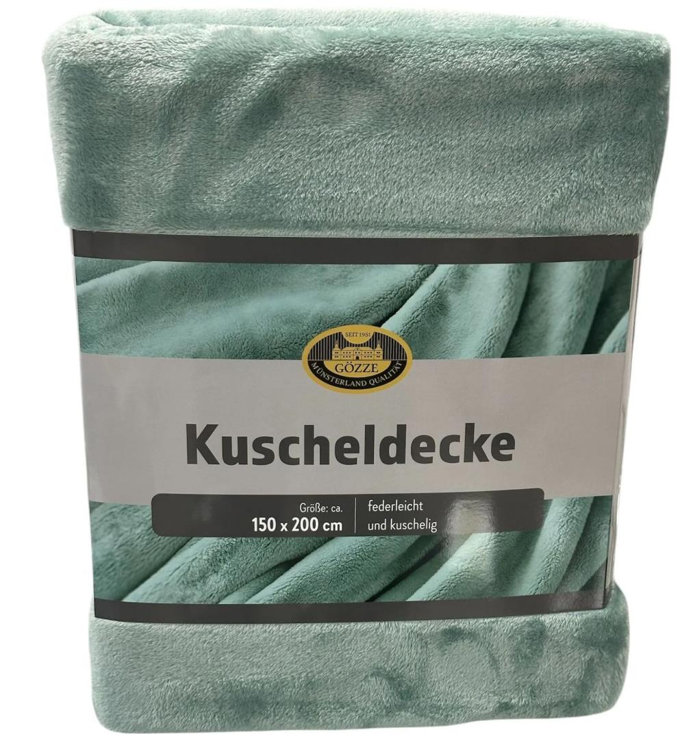 Gözze Premium Wohn- & Kuscheldecke Memphis 150x200cm grün
