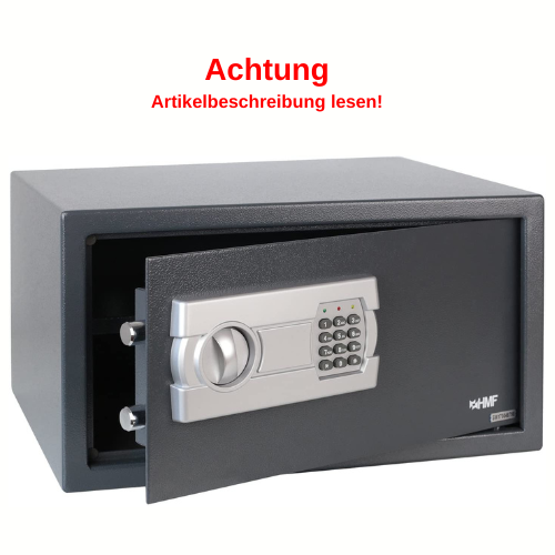 Wertschutz**, Sicherheitsfach, elektronischer Tresor, digitaler Tastencode, stahlgrau