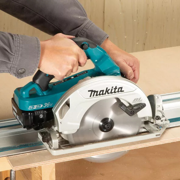 Makita Akku Handkreissäge DHS782ZJ 2x18V SOLO 190mm ohne Akku und Ladegerät
