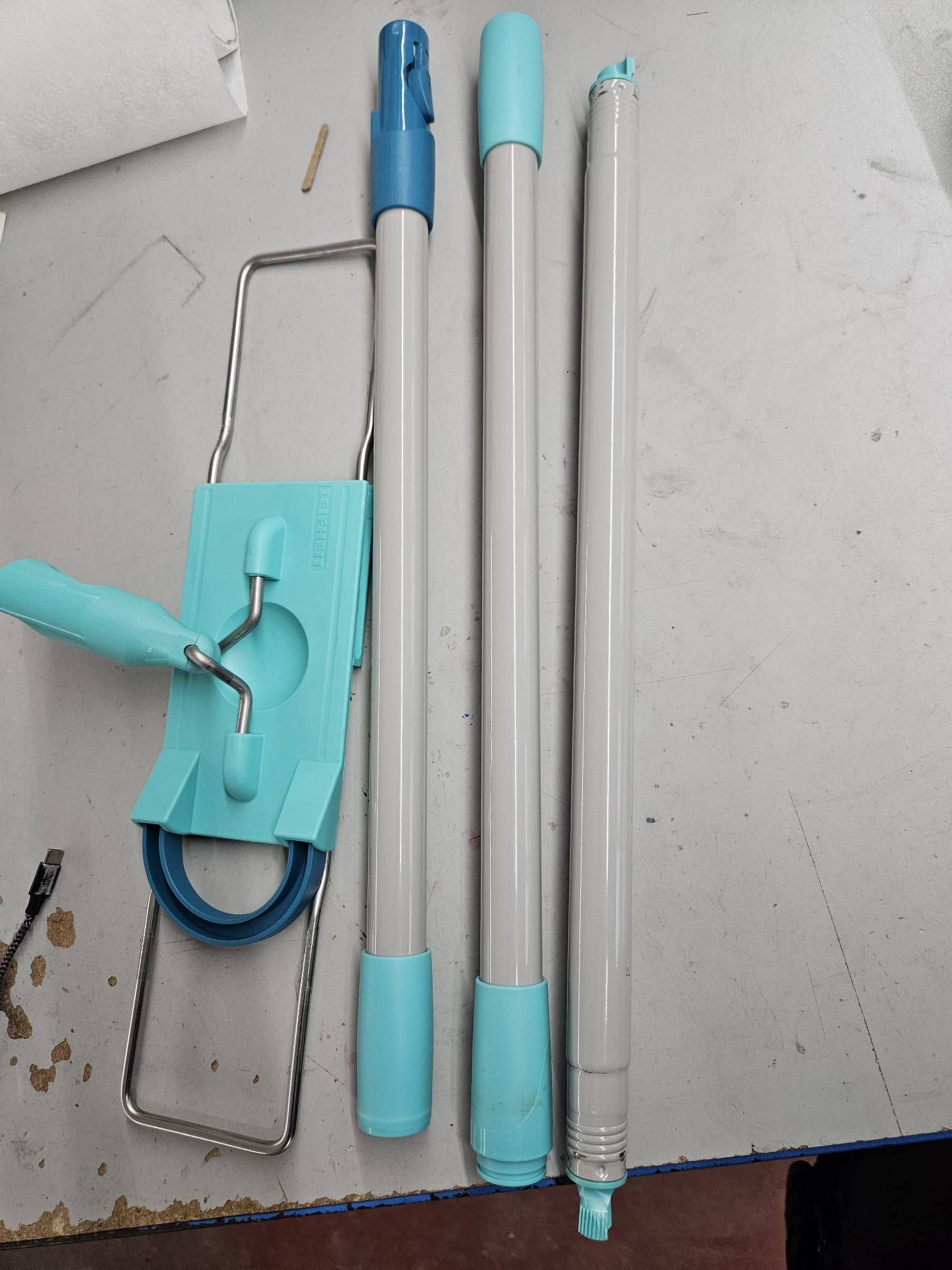Leifheit Bodenwischer mit Wischtuchpresse #E606