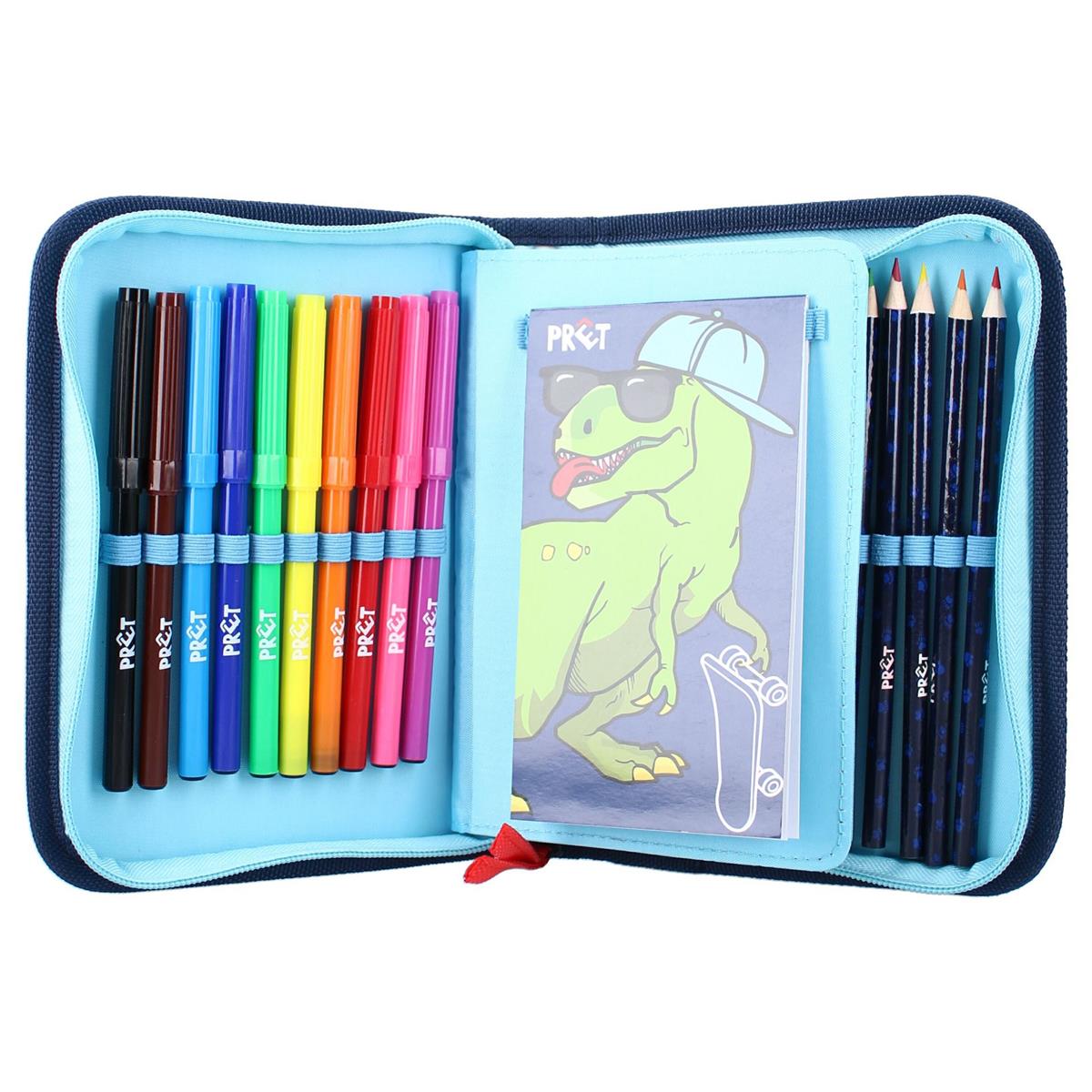 Schulmäppchen Dino Dinosaurier Mäppchen Stifte Federmappe Schulmappe
