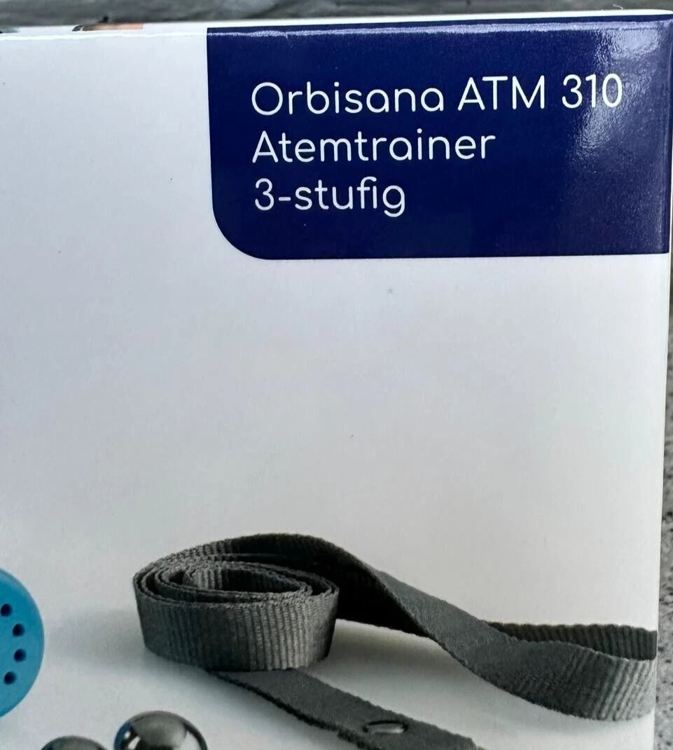 Atemtrainer, 3-stufig, ATM 310, Gurtband, Hanteln