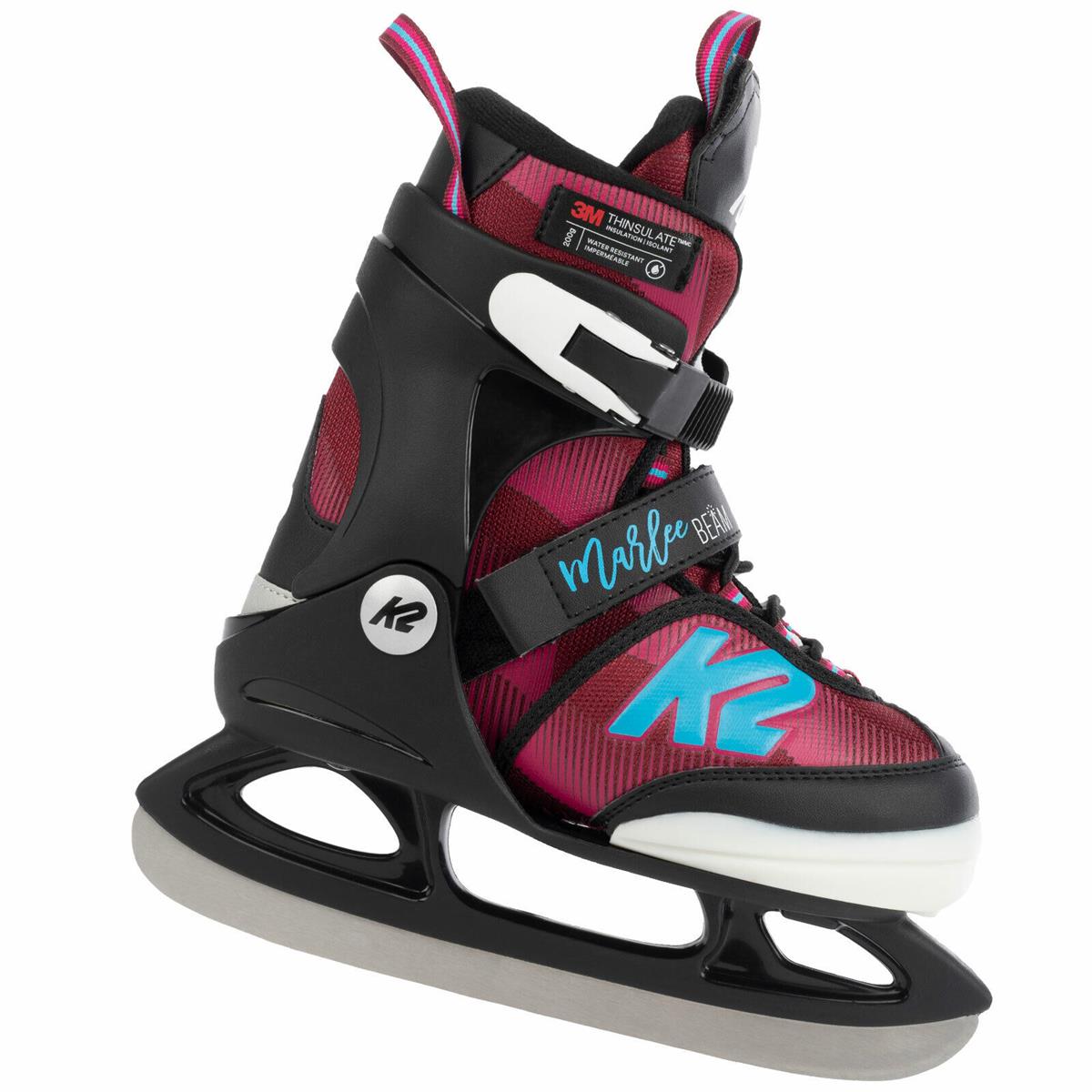 K2 25F0012 Marlee Beam Ice Skates Kinder Schlittschuhe mit LED Lichter Eislaufschuhe