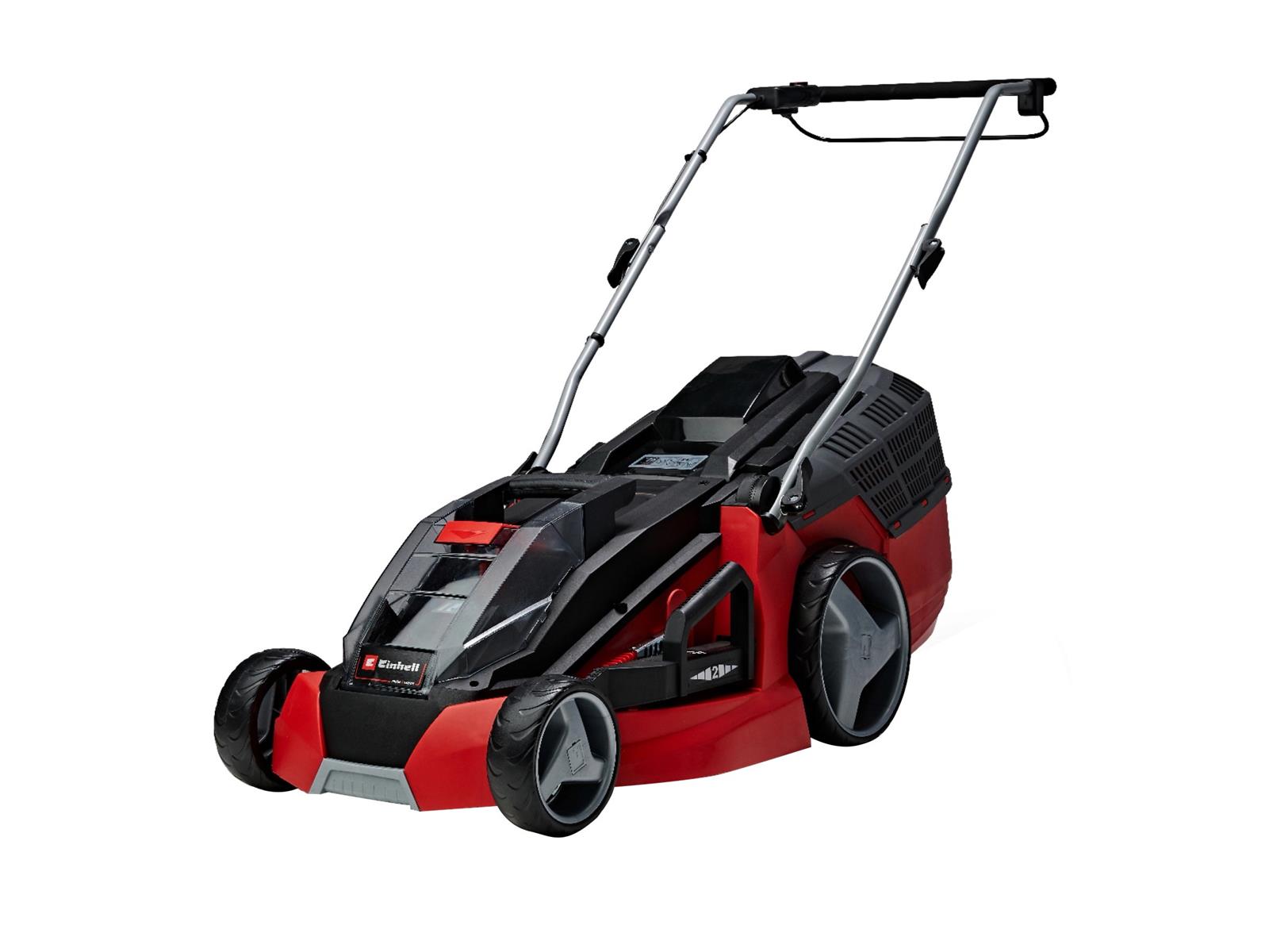 Einhell GE CM 43 Li M Power X Change Akku Rasenmäher mit 2 Akkus und Ladegerät