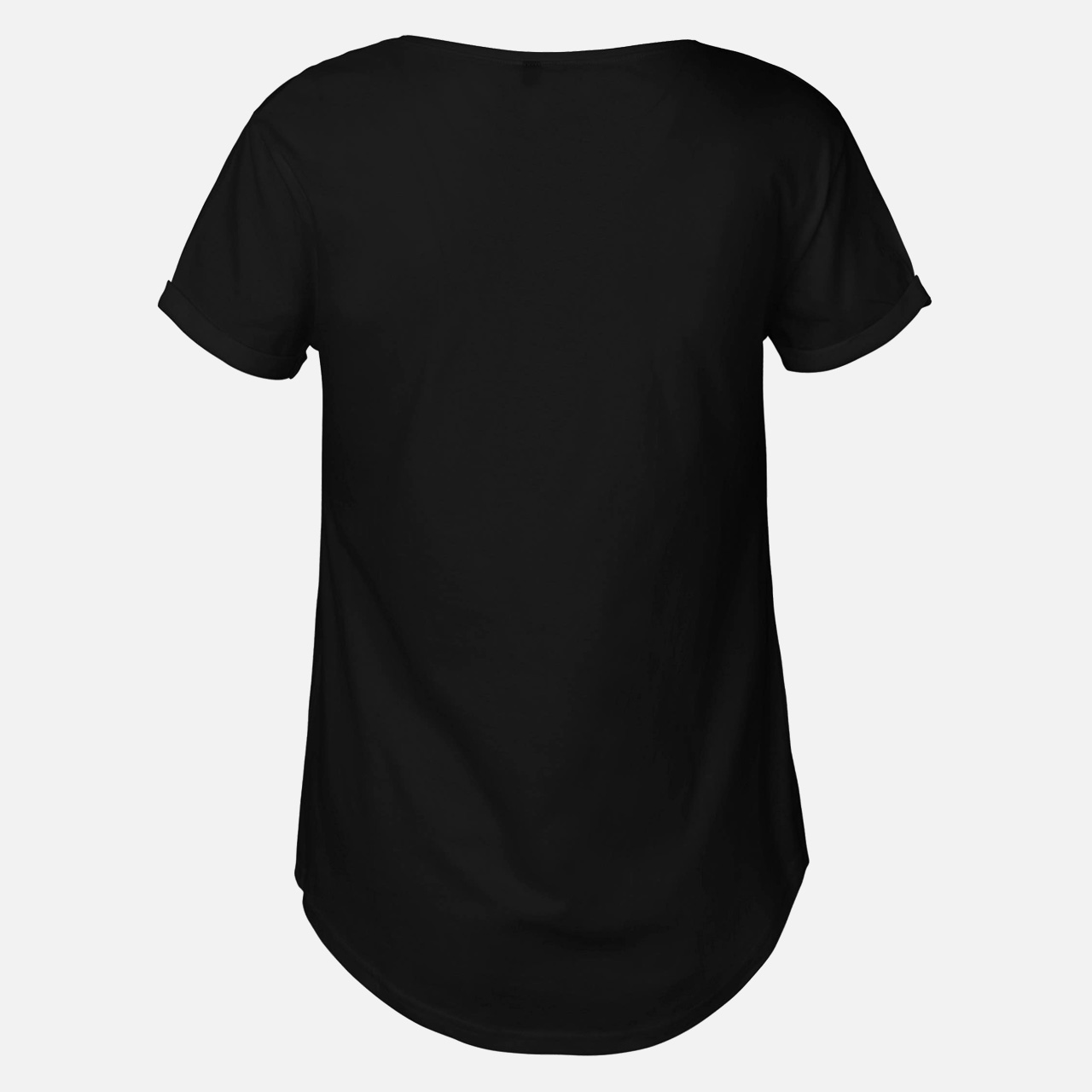 Doppelpack Ladies Roll Up Sleeve T-Shirt - Bio-Baumwolle schwarz Schwarz 2XL