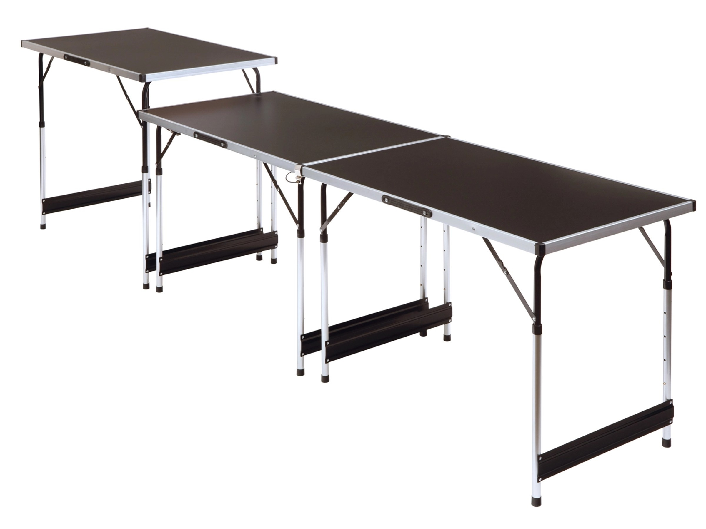 LUX Multifunktionstisch Aluminium 3 teilig #E556