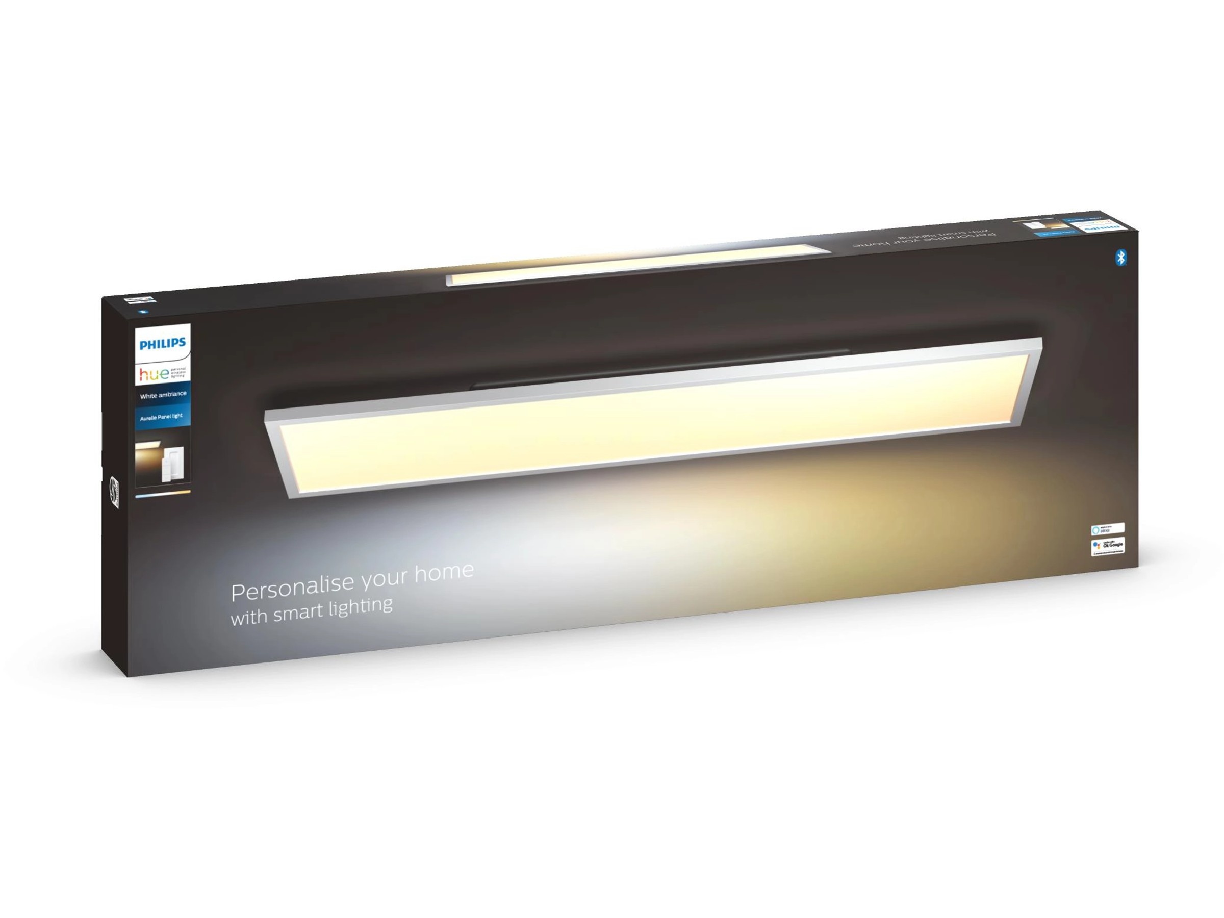 Philips Hue LED Deckenleuchte White Ambiance Aurelle rechteckig 120 cm x 30 cm