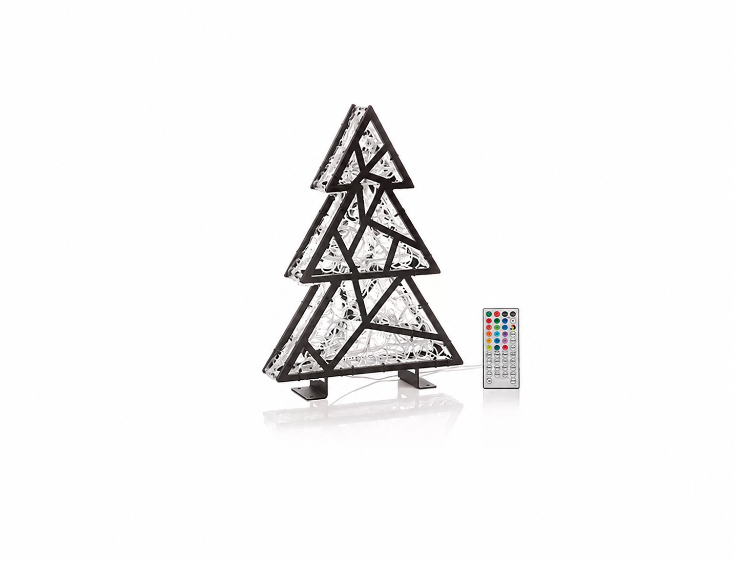 LUMIDA Xmas Design Dekobaum Acryl Design schwarz Fensterdeko Gartendeko Weihnachten