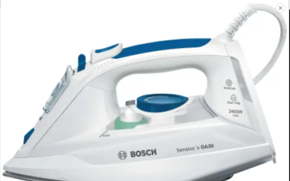 Bosch Dampfbügeleisen TDA302401W