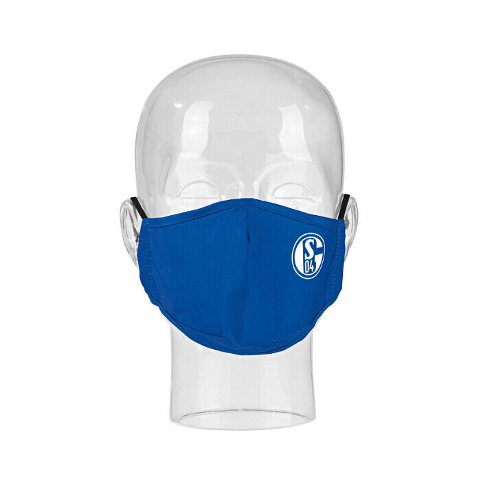 Mund Nasen Schutz Fanartikel FC Schalke 04 S04 in blau